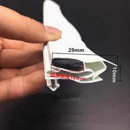 Refrigerator special magnet sealing strip 2 m PVC rubber refrigerator door sealing strip