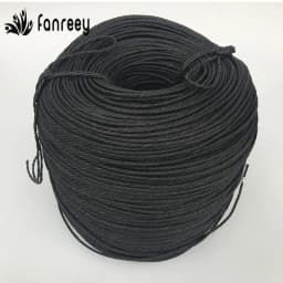 Diameter 4mm 500g Waterproof Kraft Paper Rope Black Light Brown Three Strand Paper String Y Chair Furniture Repairing Material