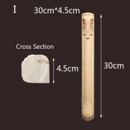 Solid Wood Furniture Leg Wooden Appliques Carving Sofa Leg for Chair Bed Cabinet Stool Coffee Table Replacement Feet Home Decor