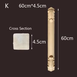 Solid Wood Furniture Leg Wooden Appliques Carving Sofa Leg for Chair Bed Cabinet Stool Coffee Table Replacement Feet Home Decor