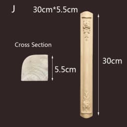 Solid Wood Furniture Leg Wooden Appliques Carving Sofa Leg for Chair Bed Cabinet Stool Coffee Table Replacement Feet Home Decor