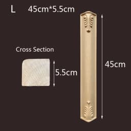 Solid Wood Furniture Leg Wooden Appliques Carving Sofa Leg for Chair Bed Cabinet Stool Coffee Table Replacement Feet Home Decor
