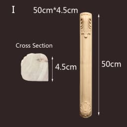 Solid Wood Furniture Leg Wooden Appliques Carving Sofa Leg for Chair Bed Cabinet Stool Coffee Table Replacement Feet Home Decor