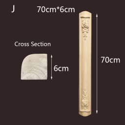 Solid Wood Furniture Leg Wooden Appliques Carving Sofa Leg for Chair Bed Cabinet Stool Coffee Table Replacement Feet Home Decor