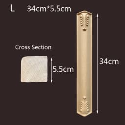 Solid Wood Furniture Leg Wooden Appliques Carving Sofa Leg for Chair Bed Cabinet Stool Coffee Table Replacement Feet Home Decor