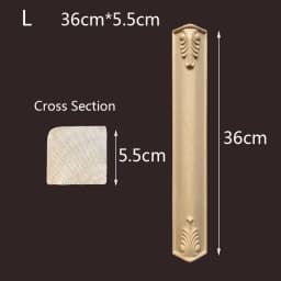 Solid Wood Furniture Leg Wooden Appliques Carving Sofa Leg for Chair Bed Cabinet Stool Coffee Table Replacement Feet Home Decor