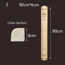 Solid Wood Furniture Leg Wooden Appliques Carving Sofa Leg for Chair Bed Cabinet Stool Coffee Table Replacement Feet Home Decor