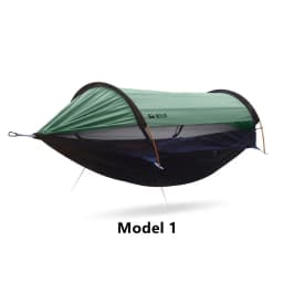 Traveler hammock Outdoor anti roll and anti mosquito hammock Double person sunshade camping hammock with mosquito net