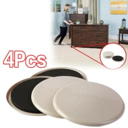 4pcs 3.5in Furniture Sliders For Carpet Heavy Duty Furniture Slider Movers Gliders Move Bed Sofa Bookshelf Closet Fridge So On