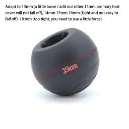 1/4Pcs Camping Chair Accessories Moon Chair Leg Covers Anti-sag Anti-slip Ball Foot Covers Wear-resistant Removable