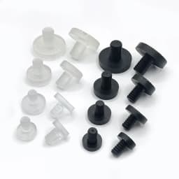 Mini Rubber Hole Plugs Clear Rod Dust Plug Table Chair Foot Nail Furniture Leg Silenc Glide Slide Pad Caps Floor Protector