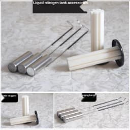 1PC 3/6/10/20L Liquid Nitrogen Container Cryogenic Liquid Nitrogen Container Bucket Stainless Steel Lifting Spoon Accessories