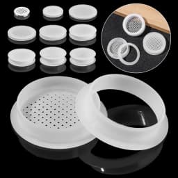 10/20Pcs Wardrobe Cabinet Air Vent Decorative Cover Furniture Cupboard Shoe Cabinet Ventilation Mesh Hole Plug