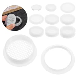 10/20Pcs Wardrobe Cabinet Air Vent Decorative Cover Furniture Cupboard Shoe Cabinet Ventilation Mesh Hole Plug