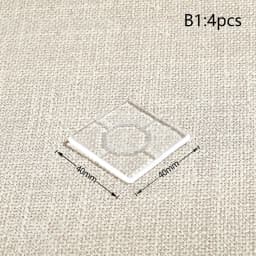 4PCS/set Transparent Silicone Furniture Foot Mat Table Sofa Foot PU Adhesive Patch Anti-collision Bed Leg Mute Non-slip Mat