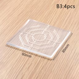 4PCS/set Transparent Silicone Furniture Foot Mat Table Sofa Foot PU Adhesive Patch Anti-collision Bed Leg Mute Non-slip Mat