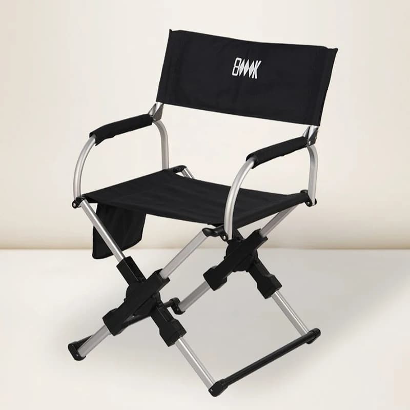 Nordic Outdoor Folding Chairs Metal Design Beach Chair Portable Bar Stools Modern Armchair Creative Minimalist Home Furniture