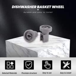 8PCS Dishwasher Basket Wheel for Favorit Privileg Dish Washer Kits Accessories