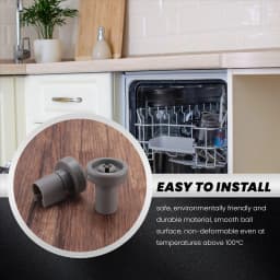 8PCS Dishwasher Basket Wheel for Favorit Privileg Dish Washer Kits Accessories