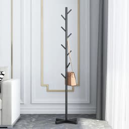 Marble household floor-standing clothes rack for bedroom, simple clothes rack, popular coat rack, clothing hanger, storage rack
