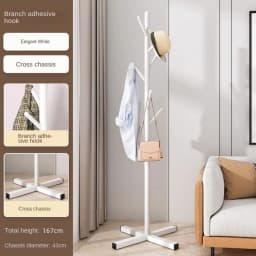 Marble household floor-standing clothes rack for bedroom, simple clothes rack, popular coat rack, clothing hanger, storage rack