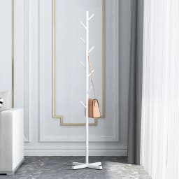 Marble household floor-standing clothes rack for bedroom, simple clothes rack, popular coat rack, clothing hanger, storage rack