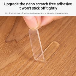10Pcs Household Transparent Anti-Collision Sealant Strip, Transparent Silent Strip, Seamless Soft Rubber Anti-Fall Door Sticker