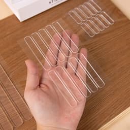 10Pcs Household Transparent Anti-Collision Sealant Strip, Transparent Silent Strip, Seamless Soft Rubber Anti-Fall Door Sticker