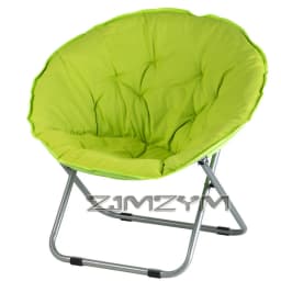 Folding Chair Soft Lounge Chair, Portable Moon Chair for Bedroom, Dorm Rooms, Apartments, Lounging, Garden and Courtyard