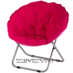 Folding Chair Soft Lounge Chair, Portable Moon Chair for Bedroom, Dorm Rooms, Apartments, Lounging, Garden and Courtyard