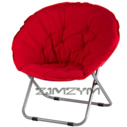 Folding Chair Soft Lounge Chair, Portable Moon Chair for Bedroom, Dorm Rooms, Apartments, Lounging, Garden and Courtyard