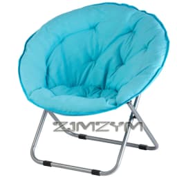 Folding Chair Soft Lounge Chair, Portable Moon Chair for Bedroom, Dorm Rooms, Apartments, Lounging, Garden and Courtyard