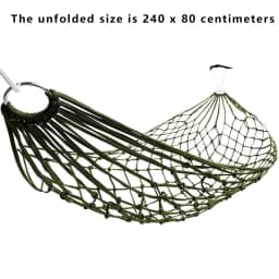 Garden Outdoor Thickened Nylon Rope Hammock Indoor Mesh Hammock Portable Simple Hammock Swing Chair
