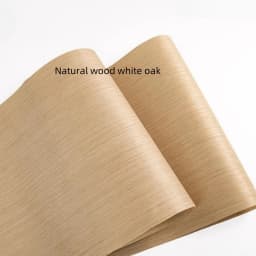 58x250cmT0.2mm Veneers For Wooden Doors White Oak Veneer Furniture Desktop Renovation Decorative Surface