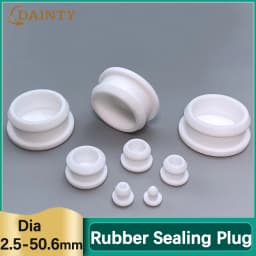 1-10Pcs Silicone Rubber Snap-on Hole Plug T-type Plug Caps Seal Stopper Pipe Tube Inserts Dust Plug 2.5mm to 50.6mm