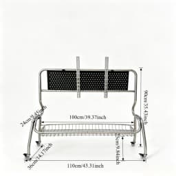 TV Stands Nordic TV Mobile Bracket Living Room Home Modern Simple Floor 32-75 Inch Stainless Steel Hanger with Wheels TV Cabinet