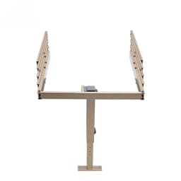 Flat Push Invisible Folding Table Drawer with Feet Retractable Multi-section Track Guide Hardware Hidden Dining Table Slide