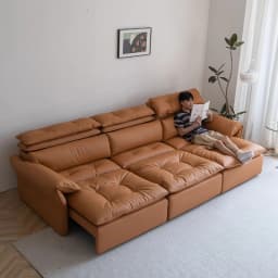 Electric High Back Sofa Adjustable Luxury Recliner Floor 3 Seater Sofa Living Room Soft Divani Per Soggiorno Furniture For Home