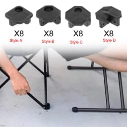 8x Camping Chair Connectors, Folding Chair Repair Accessories, Hole Plug Inserts Parts for Lawn Garden Stool, Folded Chair
