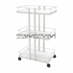 Multi-layer Iron Cart Beauty Salon Trolley Cart Food Serving Cart Manicure Auxiliary Hairdressing Furniture