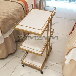Multi-layer Iron Cart Beauty Salon Trolley Cart Food Serving Cart Manicure Auxiliary Hairdressing Furniture