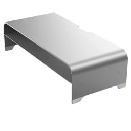 Aluminum Alloy Monitor Riser Stand Premium Ergonomic Desk Organizer Laptop Screen Holder with Storage Workstation Metal Base