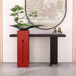 Chinese Classic Console Tables Rustic Unique Thin Modern Console Tables Wabi Sabi Design Console Meuble Furniture Living Room