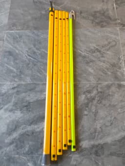 2.43M Triangular Telescopic Insulated Height Measuring Rod MV&HV Products