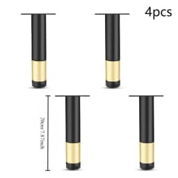 4pcs Furniture Legs Modern Metal Sofa Legs Furniture Support Feet Replacement Leg for Sofa Couch Chair Ottoman Cabinet Table