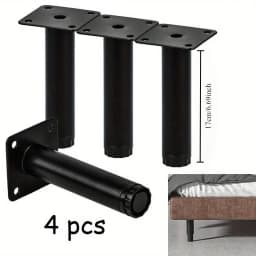 4pcs Furniture Legs Modern Metal Sofa Legs Furniture Support Feet Replacement Leg for Sofa Couch Chair Ottoman Cabinet Table