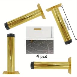 4pcs Furniture Legs Modern Metal Sofa Legs Furniture Support Feet Replacement Leg for Sofa Couch Chair Ottoman Cabinet Table