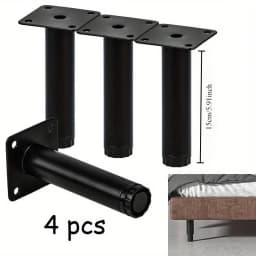 4pcs Furniture Legs Modern Metal Sofa Legs Furniture Support Feet Replacement Leg for Sofa Couch Chair Ottoman Cabinet Table