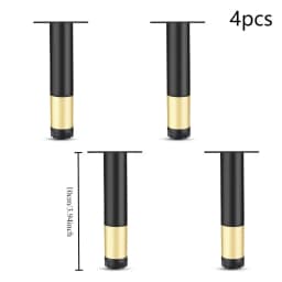 4pcs Furniture Legs Modern Metal Sofa Legs Furniture Support Feet Replacement Leg for Sofa Couch Chair Ottoman Cabinet Table
