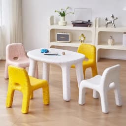 Modern Kids Pe Plastic Chair for Various Indoor Outdoor Applications Living Room Kindergarten Dining Kitchen School Bedroom